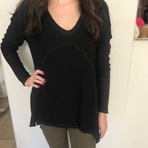 Fee People - Black Thermal Long Sleeve